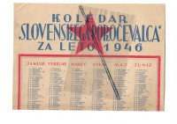 SLOVENSKI POROČEVALEC - KOLEDAR ZA LETO 1946, 1945