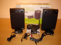 BREZŽIČNI KOMPLET STEREO ZVOČNIKI EUROSKY