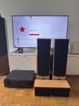 Hišni kino 3.0 – Sherwood RD‑6502 + Pure Acoustics Junior F & C