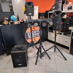 Max MX 700 Active speaker system,zvočniki,stojala,svetila