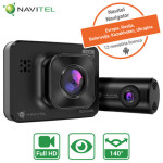 Avto kamera NAVITEL R250 Dual, + vzvratna kamera, Full HD, 2" zaslon,
