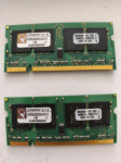 2X 512MB DDR2 533Mhz Ram za prenosnike