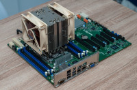 Komplet: 18-jedrni Intel Xeon E5-2699, Supermicro X10SRA-F, Noctua D14