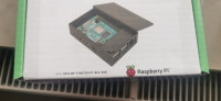Raspberry Pi 4 Starter Kit, 4GB SDRAM, 16 Gig SD, Black Enclosure