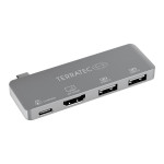 Terratec Connect C4 USB-C priklopna postaja USB-C PD/HDMI/USB 3.0