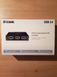 USB razdelilec D-link, 4 vhodi
