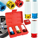 3x Zaščitni natični nastavki za alu platišča 17, 19, 21mm