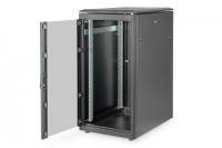 DIGITUS Professional Unique - Omrežna omarica - Črna, RAL 9005 - 22U -