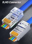 Prodam komplet 30x RJ 45 konektorjev PASS THROUGH