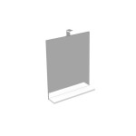 Aquaart LED Ogledalo z lučjo Iva 60