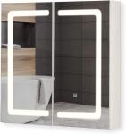 Kopalniška omarica z ogledalom LED osvetlitvijo 65 x 65 x 13 cm