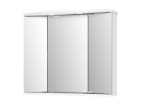 Jokey Omarica z ogledalom Funa LED 68 cm x 60 cm x 22 cm bela