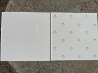 Keramične ploščice italijanske, retro stil, nove, 25x25 cm, 36 kos