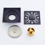 Talni sifon okrasni črni