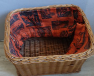 Košara za shranjevanje  40 x 32 x 29 cm, znotraj blago