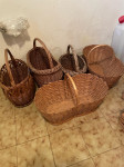 Ročno pletene košare iz vrbe