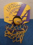 LOS ANGELES LAKERS mini hoop SPALDING + par nogavic - kosarka