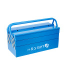 HOEGERT HT7G077 Kovček za orodje, kovinski, 5 komor, 18"