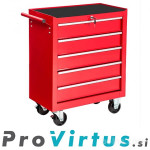 Voziček za orodje 5 predalov v treh barvah / NOVO!/