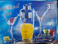 2x kozarec in mikser za koktejle