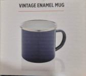 Emajl lonček,  bež barve