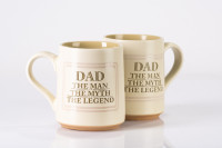 Keramični lonček *Dad - The Man, The Myth, THE LEGEND* 520ml