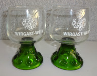 Komplet 2 kozarcev Wirgast-Wein 10,5 cm