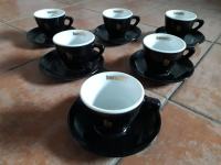 Komplet 6 skodelic za kavo...(srednje-barcaffe) -NOVE-