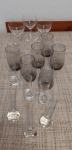 Kozarci stekleni za vino, sok, aperitiv,neuporabljeno