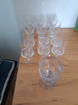 Prodam kozarce 13kosov 6x1dl,6x2dl,1x3dl