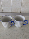 Retro  skodelici za kavo Porcelan Zaječar 7x7cm