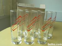Set 6-ih kozarcev, vsebnost 2 dl - nikoli rabljeni