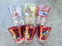 Vintage spominski šilci (6 kom) – Venezia & San Marino