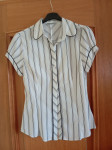 NOVA BELO ČRNA ČRTASTA BLUZA 40
