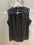 Comma temno modra bluza/top s pikami brez rokavov (36)