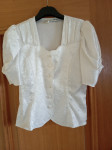 PARTRICIA BELA SVEČANA SATENASTA BLUZA 38/40
