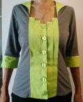 Sivo zelena bluza