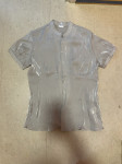 NOVO - ženska srebrna bluza, velikost XL