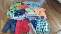 Kratke majice in kratke hlače za fanta, velikost 134 - 140
