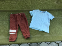 Otroška kratka majica in hlače številka 86