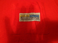 55-RDEČA BOMBAŽNA MAJČKA, KRATEK ROKAV