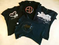 Črne majice z motivi