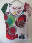 desigual majčka z kratkimi rokavi