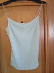 H&M SIVO SREBRNI TOP S
