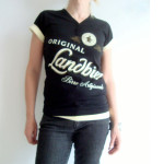 Original majica Landbier s potiskom, S/M, nova