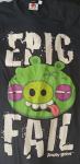 Angry Birds - Epic Fail - kratka majica, velikost M, nenošena