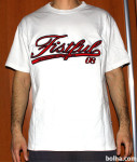 bela kratka majica Fistful - XL