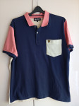 LYLE&SODA MOŠKA MODRO PISANA MAJCA XL/XXL