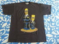 Simpsons - Homer & Bart MEN IN BLACK - T-shirt majica