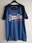 SUPERDRY MOŠKA MODRA BOMBAŽNA MAJCA M